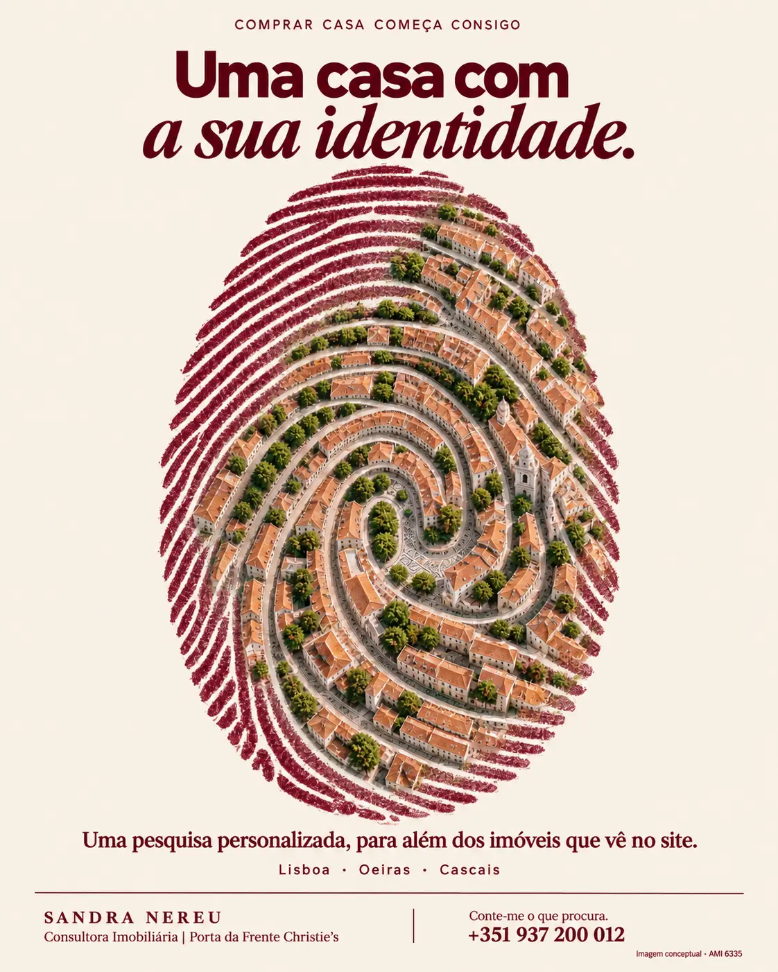 Publicação imobiliária sobre uma pesquisa personalizada para encontrar uma casa com identidade própria